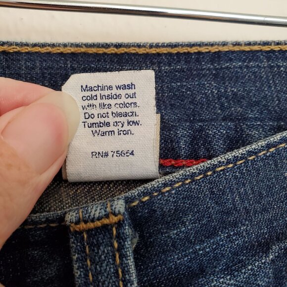 Vintage men's Abercrombie & Fitch boot cut button fly jeans - Picture 8 of 16